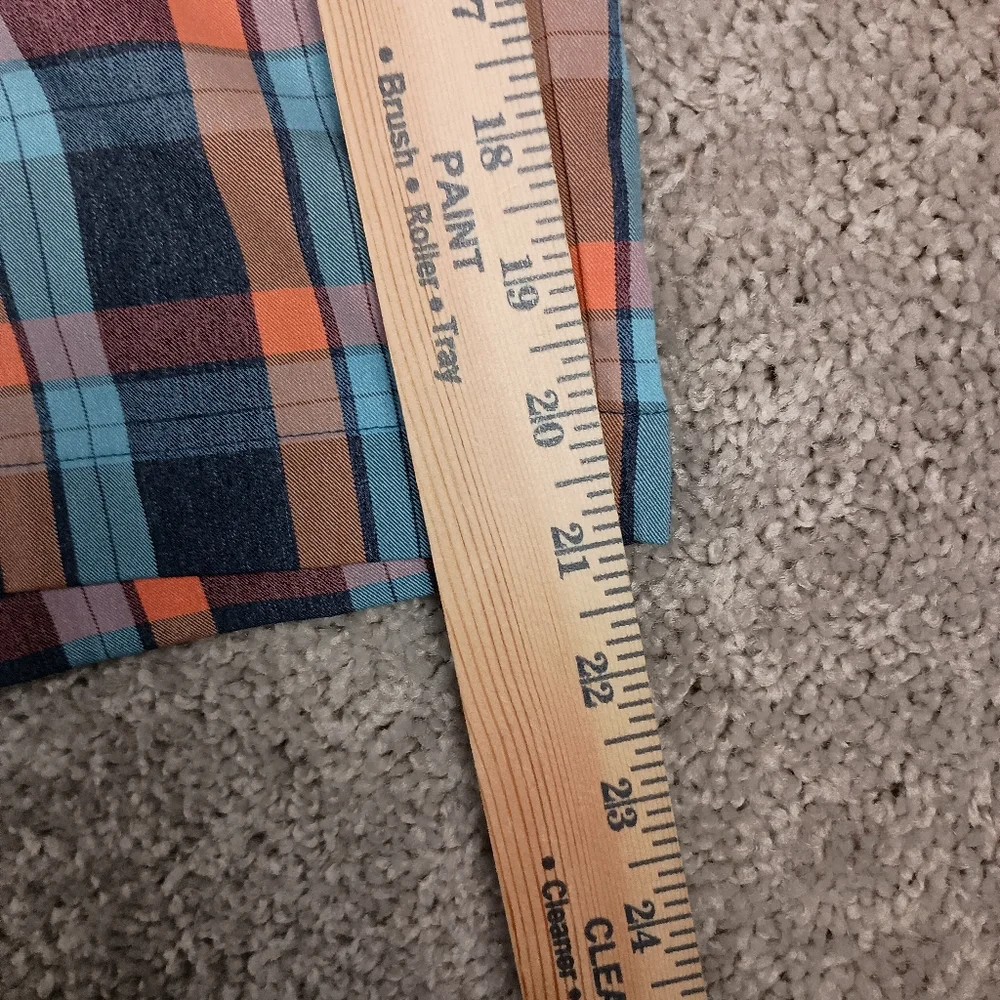 Tommy Bahama Men's Plaid Chino‎ Shorts, Size 40, Cotton, Flat Front, Casual Golf